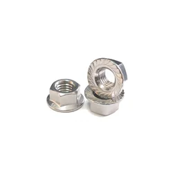 Serrated flange nut M10 Din6923 A2