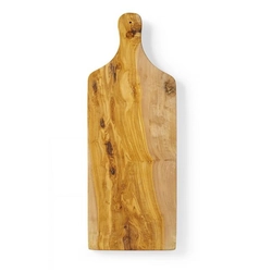 Servírovací deska z olivového dřeva s rukojetí 600x200x(H)18