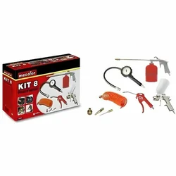 Set accessori compressore aria MECAFER 8 Parts