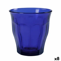 Set aus Duralex-Picardie-Gläsern, Blau (6 Teile (310 ml, (8 Teile)