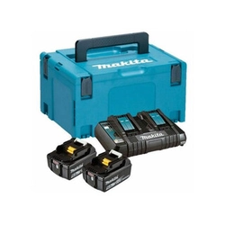 Set baterie și încărcător Makita 2xBL1850 + DC18RD