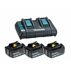 Set baterie și încărcător Makita BL1830B+DC18RD 18 V | 3 Ah