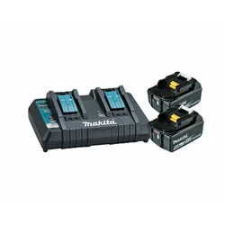 Set batteria e caricabatteria Makita BL1850B+DC18RD 18 V | 5 Ah