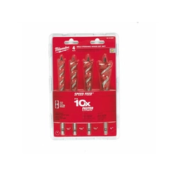 Set de burghie pentru lemn Milwaukee din 4 piese (13/16/20/25 mm)