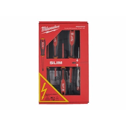 Set delno izoliranih izvijačev Milwaukee VDE 5 s stranskim ročajem 3