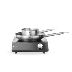 Set Induction cooker 3500W + saucepan + frying pan HENDI black 220-240V/3500W 320x395x(H)95mm Basic variant