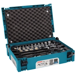 Set of wrenches, heads and bits Makita E-08713, 120 pc + suitcase