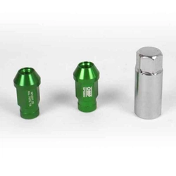 Set OMP Nuts 7075 40 mm M12 x 1,50 20 uds Farba Zelená