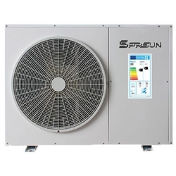 Set pompa di calore SPRSUN 9,5kW + puffer, serbatoio, pompe, filtri, tutti i materiali
