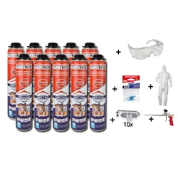 Set termoizolant spray POLYNOR Pro Mega