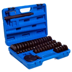 Set, tools for mounting and dismounting bearings and sleeves, bearing sleeve puller, press adapters 18-74 mm 52-el.