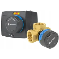 Set: valve 3dr. 1" ARV 384 + actuator ARM 343