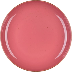 Shallow plate, coral color, Rondo, O 270 mm