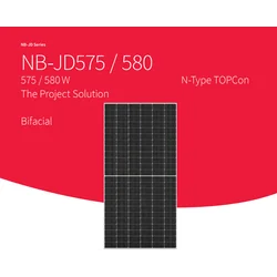 Sharp NBJD-585-BIFA // Sharp 585 W Panel saulės // Ntype TOPCon 144 cell