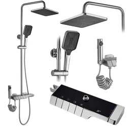 SHOWER Set REA ROB Termostaatti Harjattu Nickel INOX