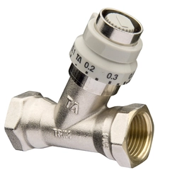 Shut-off and adjustable valve DN 15 HAV463 for receivers - professional product