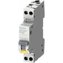 Siemens Fire Spark Detector AFDD-MCB-Combination 230V, 6kA, 1+N, B, 16A Compact (1MW) 5SV6016-6KK16