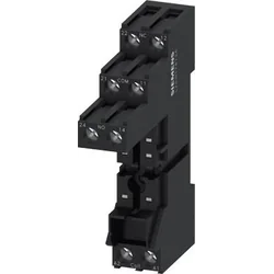 Siemens insteeksokkel voor RT-relais met logische scheiding, breedte 15mm aansluiting schroefmontage op DIN-rail LZS:RT78726