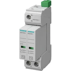 Siemens Ogranicznik przepięć C TYP 2 2P 20kA 350V układ 1+1 wąski ze stykami sygnalizacyjnymi 5SD7422-1