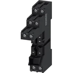 Siemens Plug-in base for RT relays with logical separation, width 15mm connection screw mounting on DIN rail LZS:RT78726