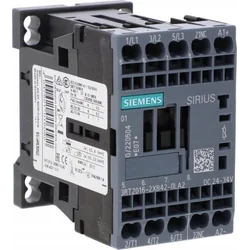 Siemens Railway Schütz S00 AC-3 4kW / 400V 1R 24VDC 0.7...1.25 US mit Varistor-Federanschluss für SPS-Steuerung 3RT2016-2XB42