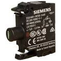 Siemens Red LED holder 230V AC front mounting (3SU1401-1BF20-1AA0)