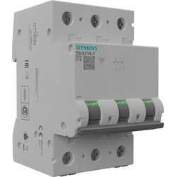 Siemens Wyłącznik nadprądowy 3P C 16A 10kA AC VDE Siemens 0538