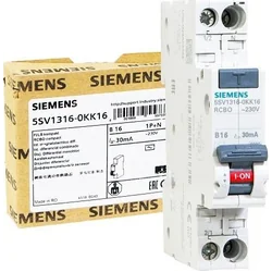Siemens Wyłącznik różnicowo-nadprądowy 2P 16A B 0,03A AC 5SV1316-0KK16