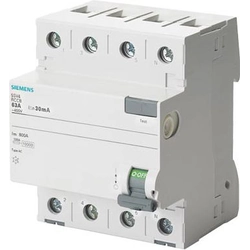 Siemens Wyłącznik różnicowo-prądowy 4P 25A 0,03A тип AC (5SV4342-0)