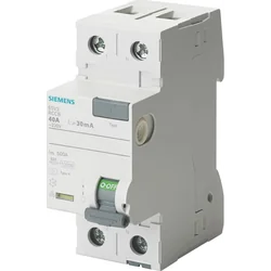 Siemens Wyłącznik różnicowoprądowy 2P 40A 30mA 230V тип F 5SV3314-3