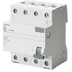 Siemens Wyłącznik różnicowoprądowy 4P 40A 0,03A tüüp AC (5SV4344-0)