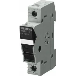 Siemens Zekeringhouder voor inzetstukken cilindrisch 10x38 1000V 25A 1-Bieg. met PV-signaleringsdiode 3NW7023-4