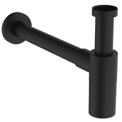 Sifón para lavabo Ideal Standard, Diseño d32, Silk Black negro mate