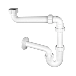 Sifón tubular para lavabo mcalpine HC4PF-32SPS