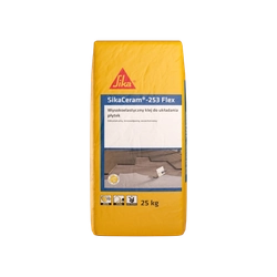 SIKA SikaCeram-253 FLEX cement adhesive with improved parameters, class C2, 25kg, internal./ ext., floor heating