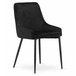 Silla MONZA - terciopelo negro x 1