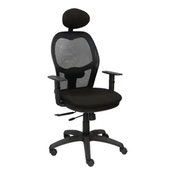 Silla Oficina con Reposacabezas Jorquera P&amp;C I840CTK Negro