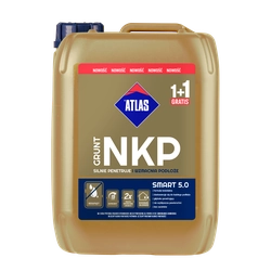 Silně penetrační základní nátěr NKP Atlas 5 kg za 1 PLN pouze při nákupu BSZA1GRNKP005