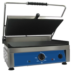 Single contact grill 450x270 smooth plate PG47L | Amitek