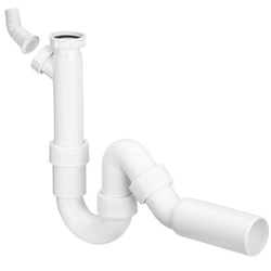 Siphon pour lavabo VIEGA, avec raccord pour lavage. pour l'ordinateur d50