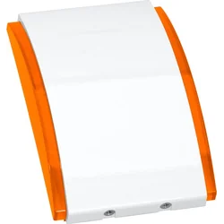 Sirene acústica interna Satel com alimentação de emergência, base laranja PIEZO SPW-250 O