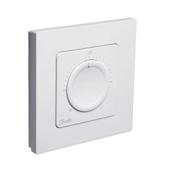 Sistem de control al încălzirii Danfoss Icon, termostat 230V, cu disc rotativ, ascuns