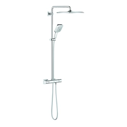 Sistema de duche Rainshower SmartActive 310 com termóstato para montagem na parede, cromado