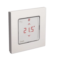 Sistema di controllo del riscaldamento Danfoss Icon, termostato 230V, con display, nascosto