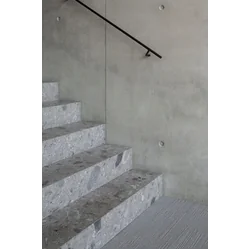 Sive stopniščne ploščice BETON teraco 120x30 SIVO GRAFIT teraco NOVO