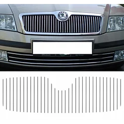 SKODA OCTAVIA - LISTWY CHROM na GRILL ATRAPĘ