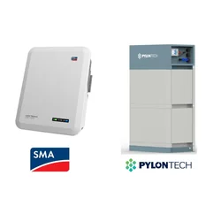 SMA hibrid készlet 8kW + Pylontech Force H2 - 7,1kWh (BMS + 2 x akkumulátormodul)
