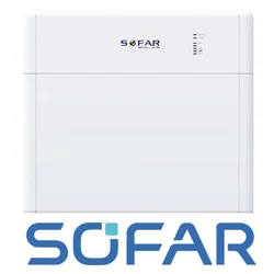 SOFAR Almacenamiento de energía 5kWh zawiera(1 x BTS-5K Batería 5kWh y BTS 5K-BDU Módulo de gestión con base)