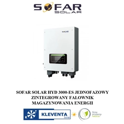 SOFAR HYD3000-ES INVERTER IBRIDO 3kW, 1- FASE WIFI/DC |SOFAR SOLAR HYD3000-ES|