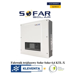 SofarSolar 6.6 KTL-X INVERTER (SofarSolar 6,6KTLX) WiFi/DC 12 garantiejaren